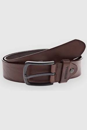 Reell All Black Buckle Cinturón marrón