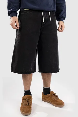 Empyre Ultra Wide Sk8 Denim Pantalones Cortos negro