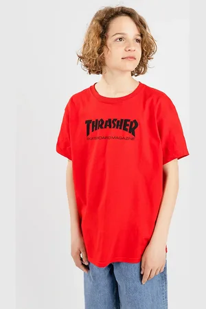 Thrasher Skate Mag Kids Kids Camiseta rojo