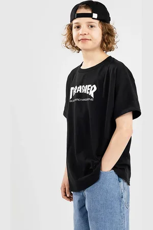 Thrasher Skate Mag Kids Kids Camiseta negro