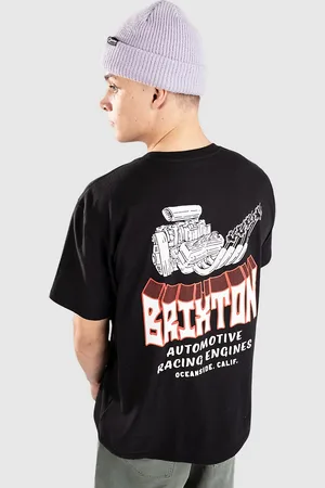 Brixton Horsepower Camiseta negro