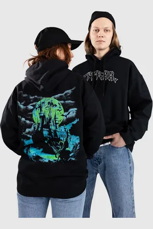 Vitriol Retro Horror Sudadera con Capucha negro