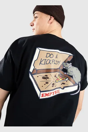 Empyre Pizza Rat Camiseta negro