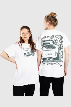 Key Street Halftone Camiseta blanco