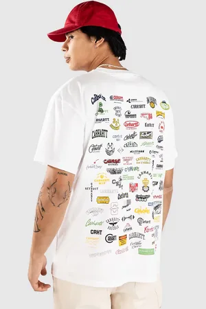 Carhartt Logo Camiseta blanco