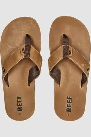 Reef Leather Smoothy Sandalias marrón