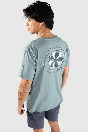 Hurley Flowered Camiseta azul