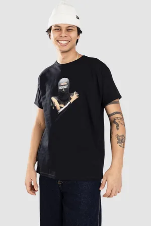Hockey Skateboards Camiseta negro