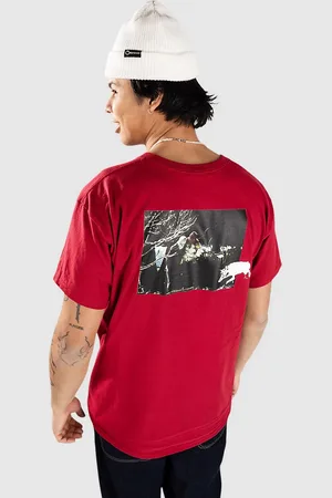 Hockey Skateboards Camiseta rojo
