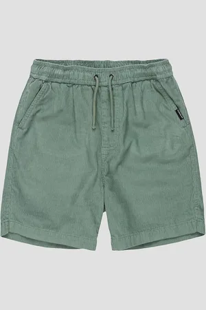Quiksilver Taxer Cord Kids Pantalones Cortos verde