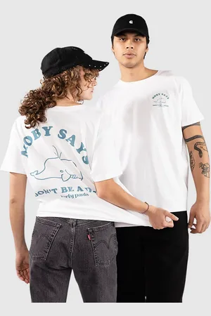 PARTY PANTS Moby Says Camiseta blanco