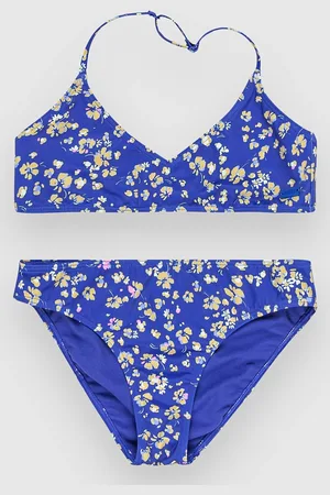 Roxy Shadow Floral Kids Bikini azul