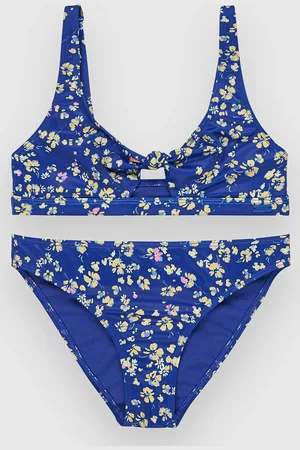 Roxy Shadow Floral Kids Bikini azul