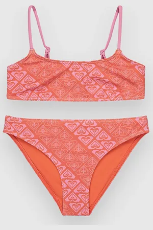 Roxy Heart N Soul Kids Bikini Set rojo