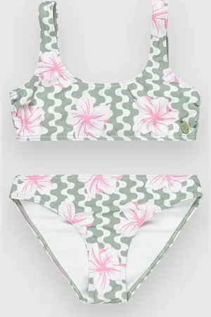 Roxy Party Waves Kids Bikini verde