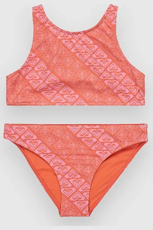 Roxy Heart N Soul Kids Bikini Set rojo