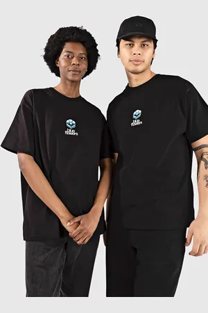 blue flowers Flower Camiseta negro