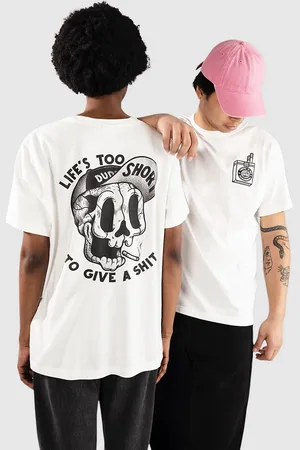 The Dudes Too Short Smokes Classic Camiseta blanco