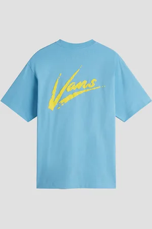 Vans Brush Script Loose Camiseta azul