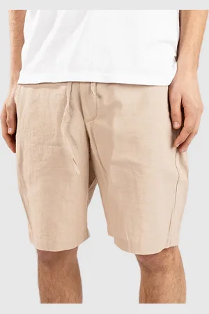 Anerkjendt Aklt James Cot/Linen Ela Pantalones Cortos gris