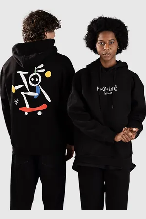 Macba Life Skateboy Sudadera con Capucha negro