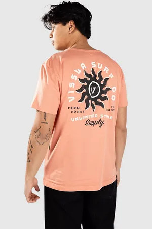 Vissla Spins Organic Camiseta rojo