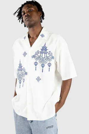 Woodbird Banks Tempel Camisa blanco