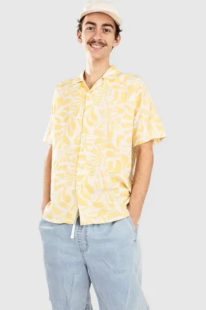 Fat Moose Zane Cotton Linen Camisa estampado