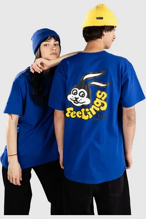 And Feelings Rabbit Camiseta azul