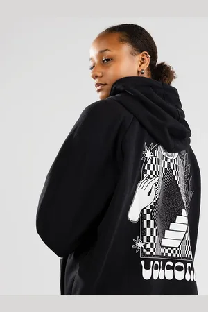 Volcom Truly Stoked Bf Sudadera con Capucha negro