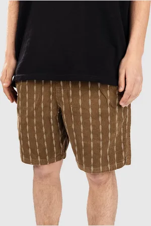 Vissla Rails Cord 18" Elastic Pantalones Cortos marrón