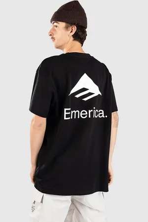 Emerica Lockup Camiseta negro