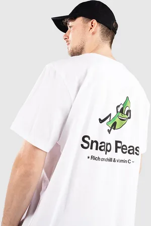 Fat Moose Snap Pea Camiseta blanco