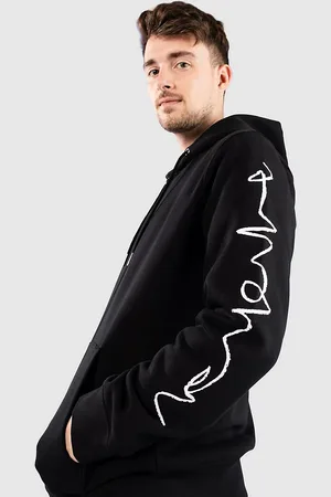 Poetic Collective Crayon Arm Sudadera con Cremallera negro
