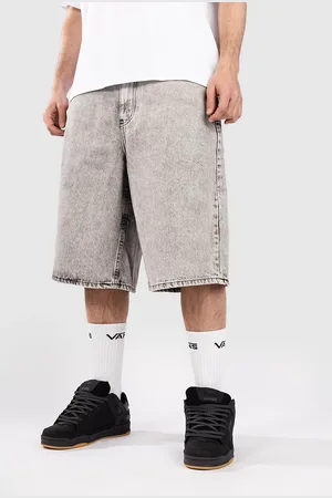 Empyre Ultra Loose Denim Pantalones Cortos gris