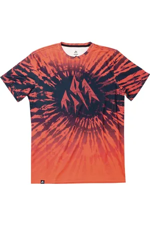 Jones Snowboards Mountain Surf Camiseta rojo
