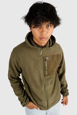 Salty Crew Ebbtide Polar Fleece Sudadera con Cremallera verde