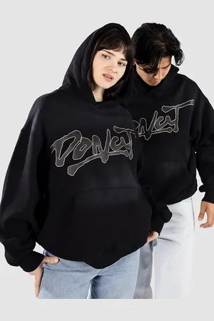 Donut Oversized Po Sudadera con Capucha negro