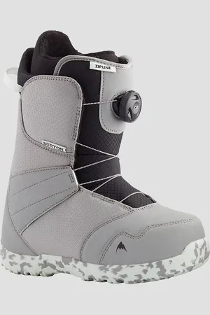 Burton Zipline Boa 2024 Kids Kids Botas Snowboard gris