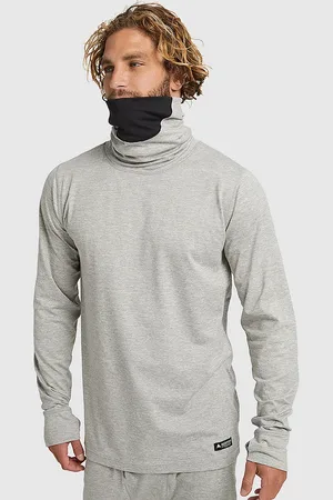 Burton Midweight Long Neck Camiseta Técnica gris