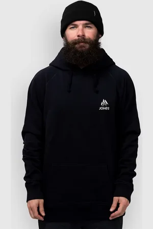 Jones Snowboards Truckee Sudadera con Capucha negro