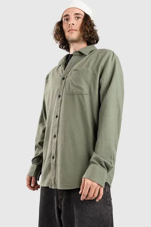 Volcom Caden Solid Camisa verde