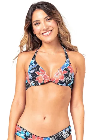 Rip Curl Still In Paradise Halter Bikini Top negro