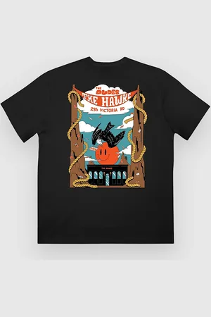 The Dudes Hawke Seasonal Camiseta negro
