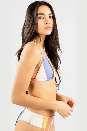 Rip Curl Heat Wave Fixed Tri Bikini Top estampado