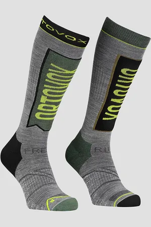 ORTOVOX Free Ride Long Calcetines Técnicos verde