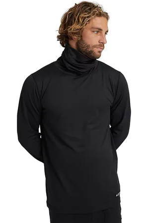 Burton Midweight Long Neck Camiseta Técnica negro