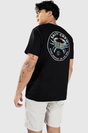 Salty Crew Blue Crabber Premium Camiseta negro
