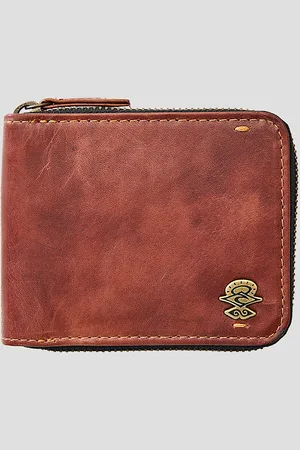 Rip Curl Searchers RFID Zip Slim Cartera marrón