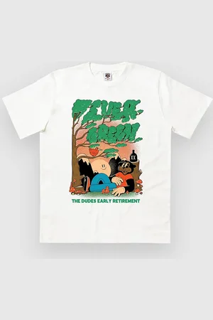 The Dudes Evergreen Seasonal Camiseta blanco